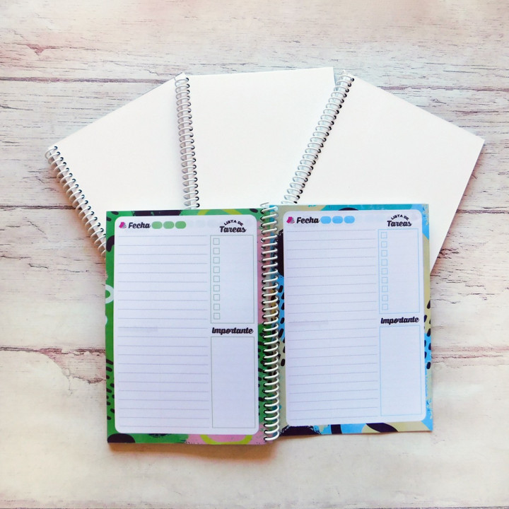 AGENDA A5 2026 SEMANAL FULL COLOR Sublimable