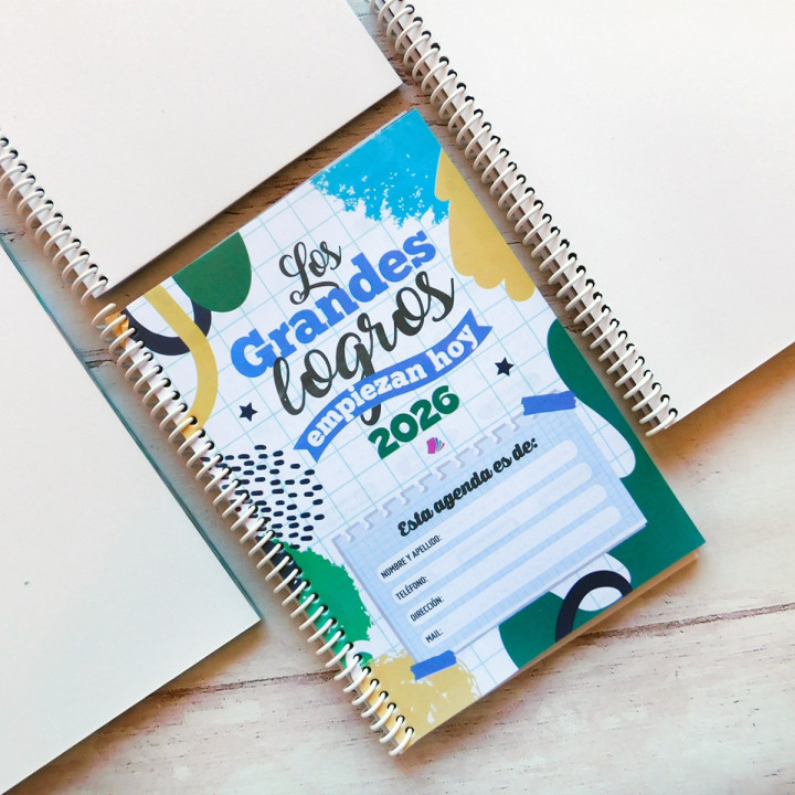 AGENDA A5 2026 SEMANAL FULL COLOR Sublimable