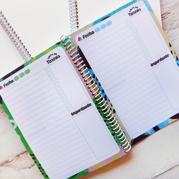 AGENDA A5 2026 SEMANAL FULL COLOR Sublimable