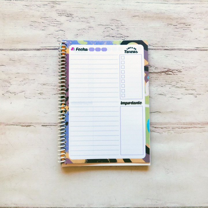AGENDA A5 2026 SEMANAL FULL COLOR Sublimable