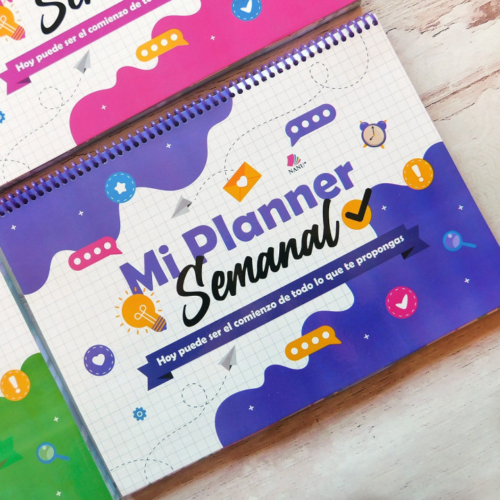 Planner Semanal Perpetua Anillado A4