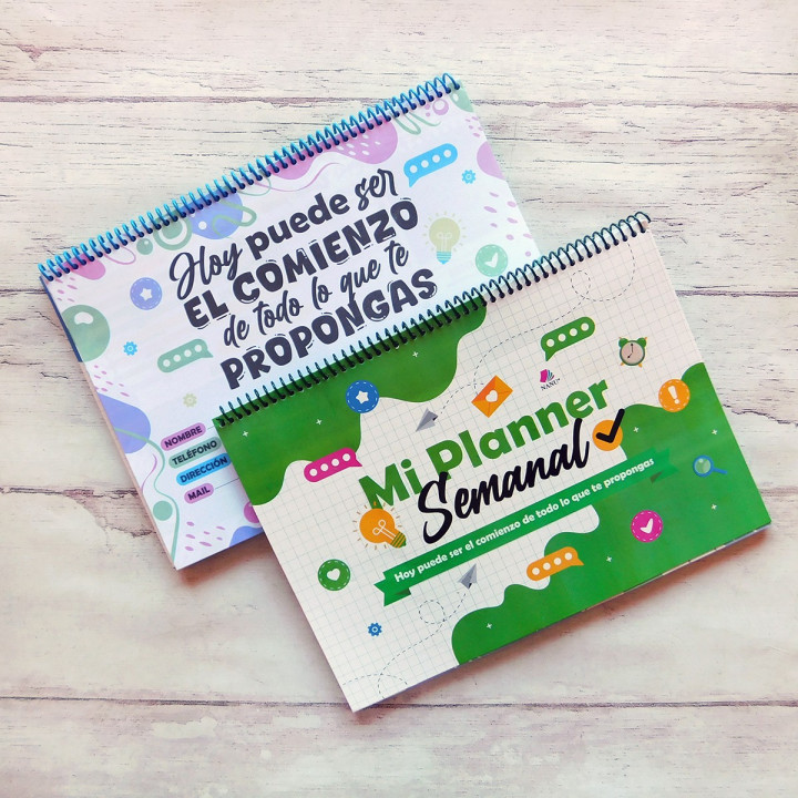 Planner Semanal Perpetua Anillado A4
