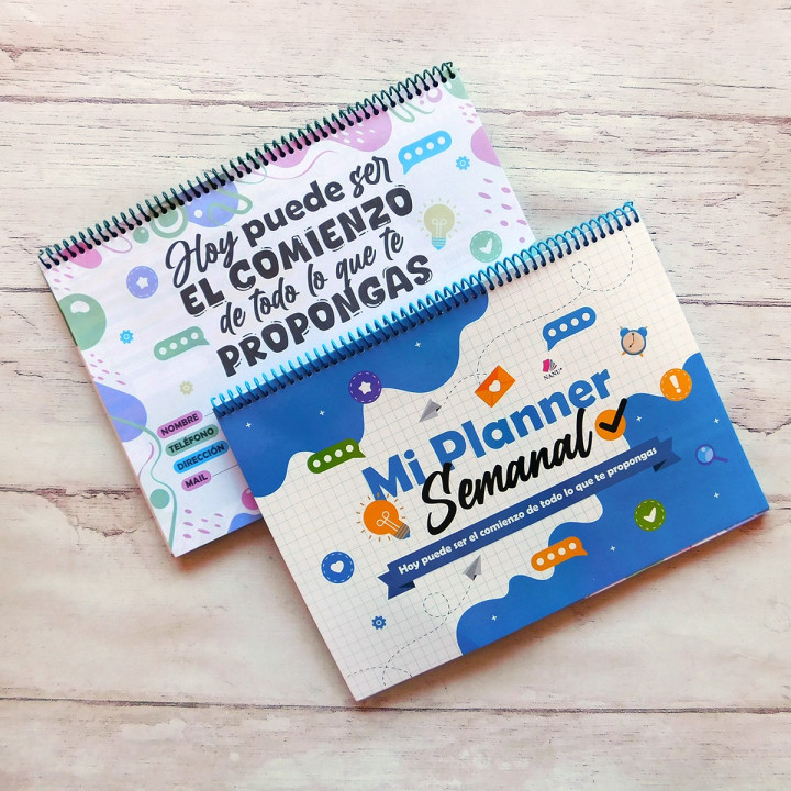 Planner Semanal Perpetua Anillado A4