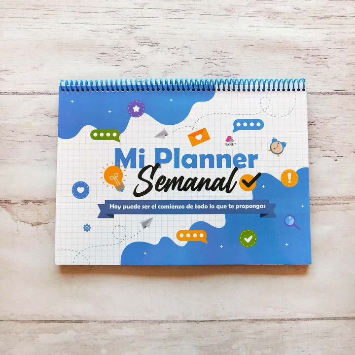 Planner Semanal Perpetua Anillado A4