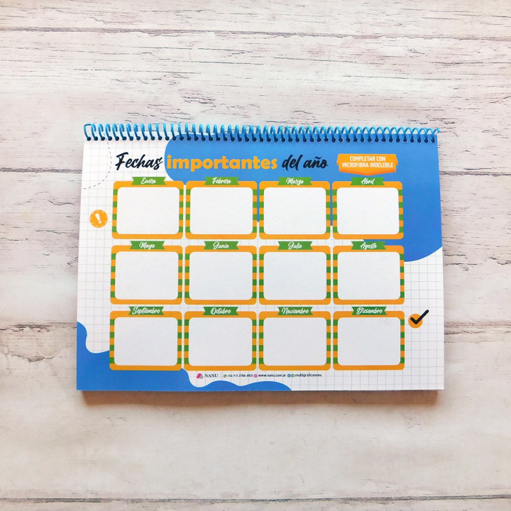 Planner Semanal Perpetua Anillado A4