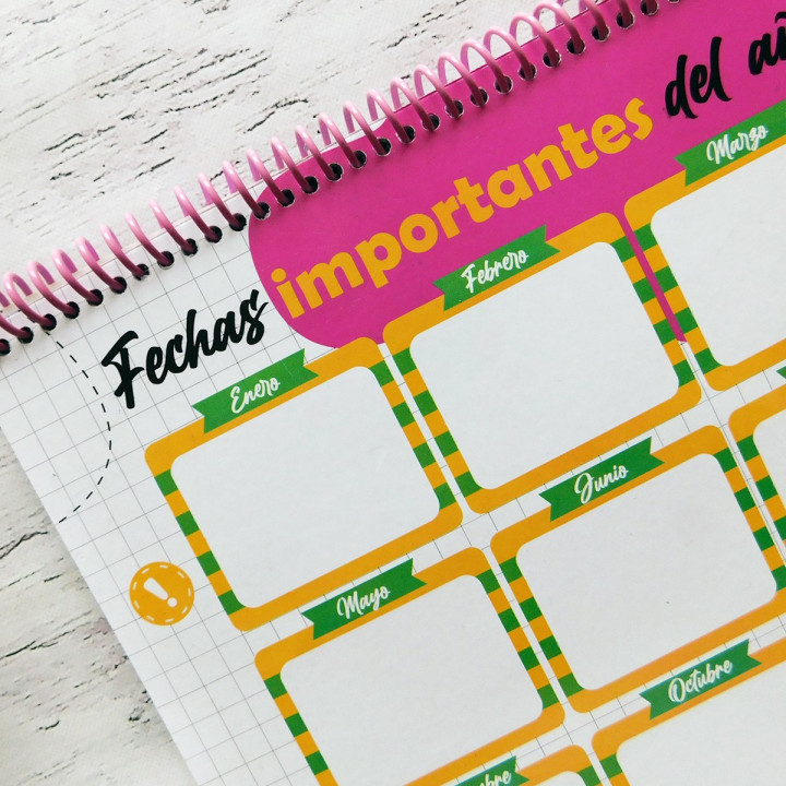 Planner Semanal Perpetua Anillado A4