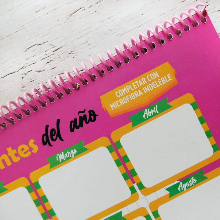 Planner Semanal Perpetua Anillado A4