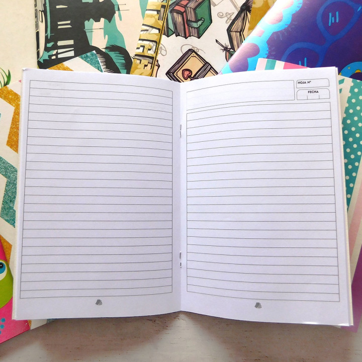 Cuaderno Abrochado Oferta 15x21 (Diseños surtidos)