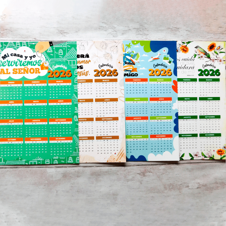 RELIGIOSO CALENDARIO 10X14 CON IMAN