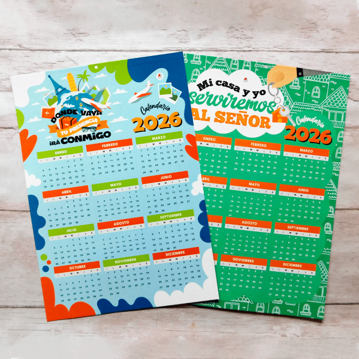 RELIGIOSO CALENDARIO A3 PARA COLGAR
