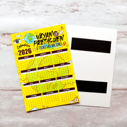 RELIGIOSO CALENDARIO 20X14 CON IMAN