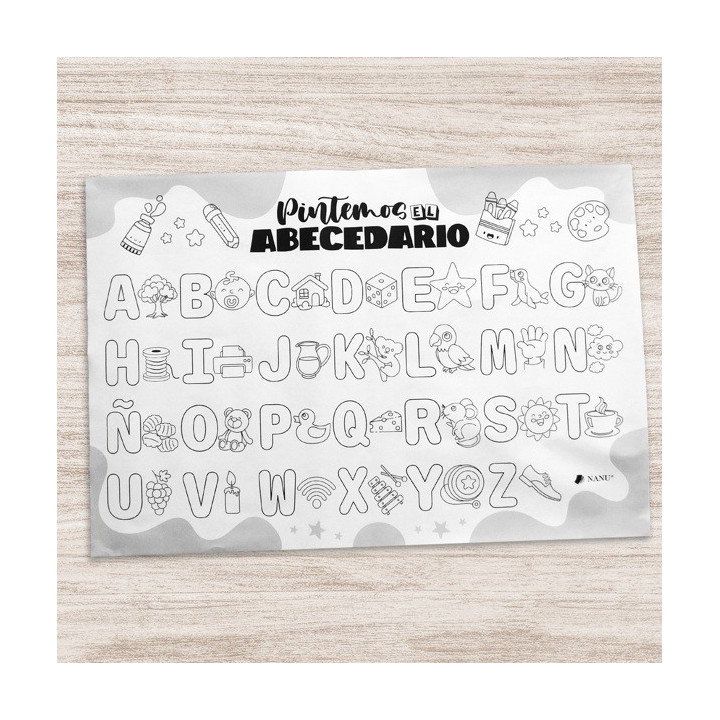 CAJA DE 5 LAMINAS GIGANTE PARA COLOREAR