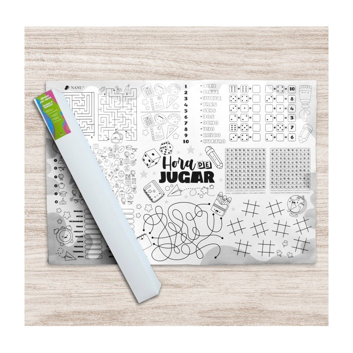 CAJA DE 5 LAMINAS GIGANTE PARA COLOREAR