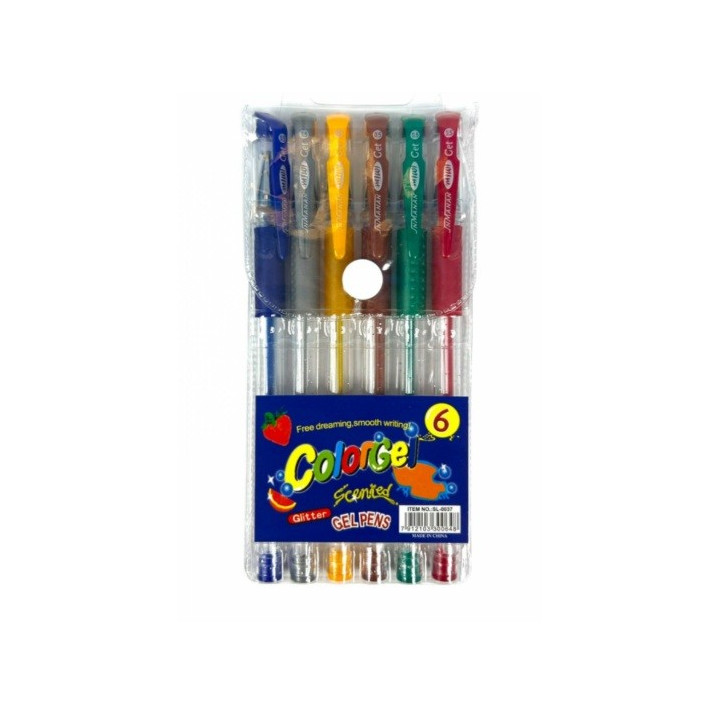 Lapicera Roller Glitter X6