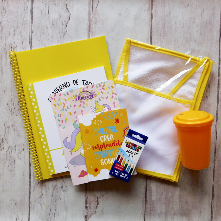 KIT ESCOLAR PARA JARDIN 9 UTILES
