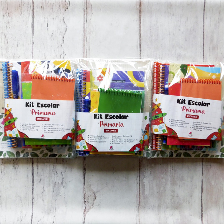 KIT ESCOLAR PARA PRIMARIA 9 UTILES