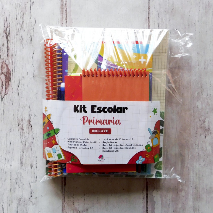 KIT ESCOLAR PARA PRIMARIA 9 UTILES