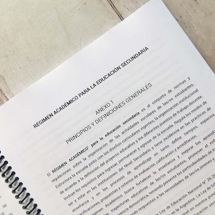 LIBRO REGIMEN ACADEMICO NIVEL SECUNDARIO