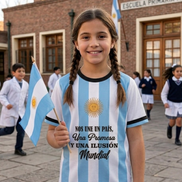 PROMESA A LA BANDERA CAMISETA ARGENTINA