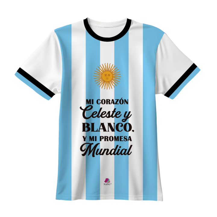 PROMESA A LA BANDERA CAMISETA ARGENTINA