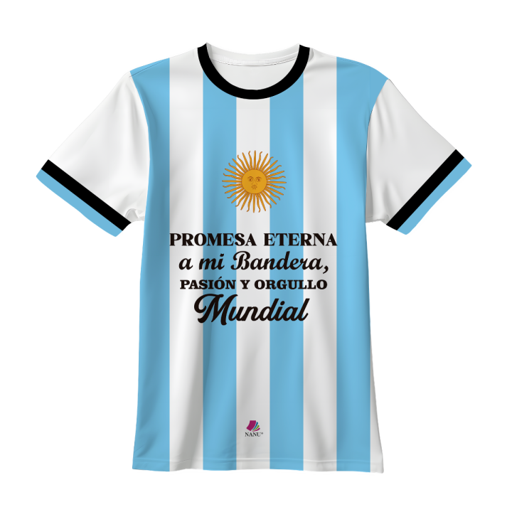 PROMESA A LA BANDERA CAMISETA ARGENTINA