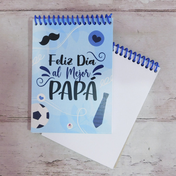 DIA DEL PADRE  ANOTADOR 20X14 INTERIOR LISO