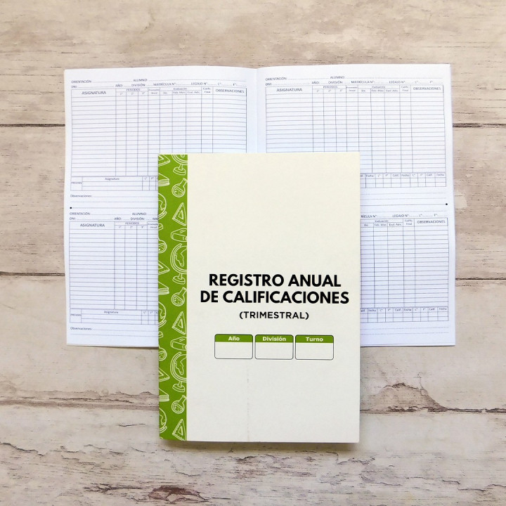 REGISTRO ANUAL DE CALIFICACIONES