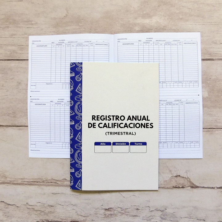 REGISTRO ANUAL DE CALIFICACIONES