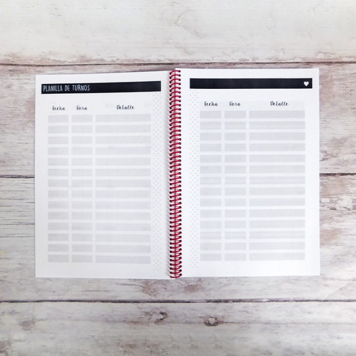 AGENDA CONTROL DE EMBARAZO Int B&N Conv.