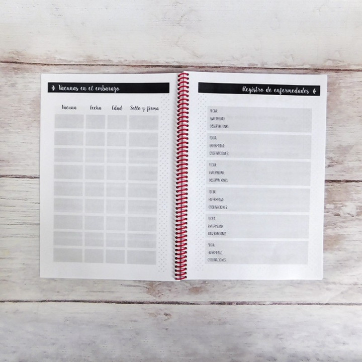 AGENDA CONTROL DE EMBARAZO Int B&N Conv.