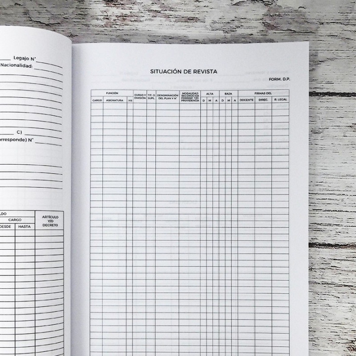 LIBRO DE DESIGNACIÓN DEL PERSONAL/ TOMA DE POSESION