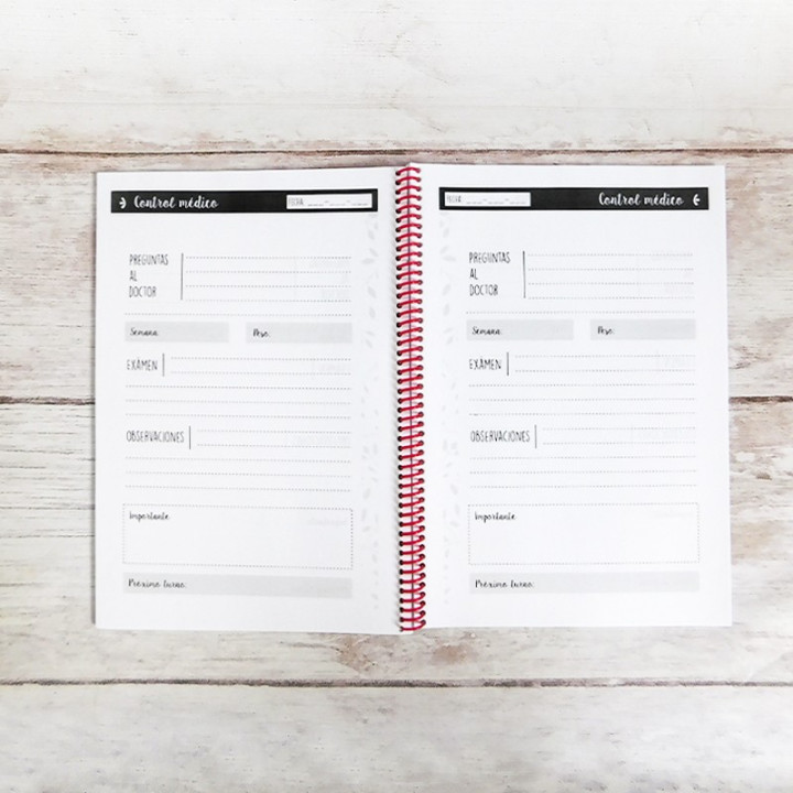 AGENDA CONTROL DE EMBARAZO Int B&N Conv.