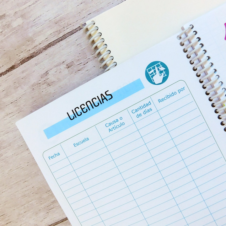 AGENDA DOCENTE 17x21 Sublimable