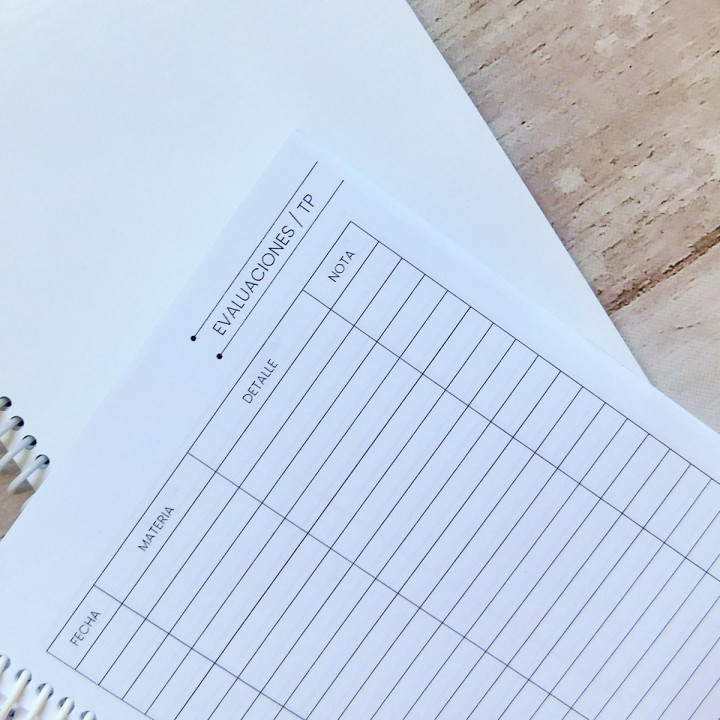 AGENDA ESTUDIANTIL ESCOLAR Sublimable
