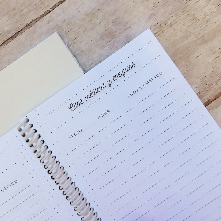 CUADERNO DE CONTROL PEDIÁTRICO Int. B&N Sublimable