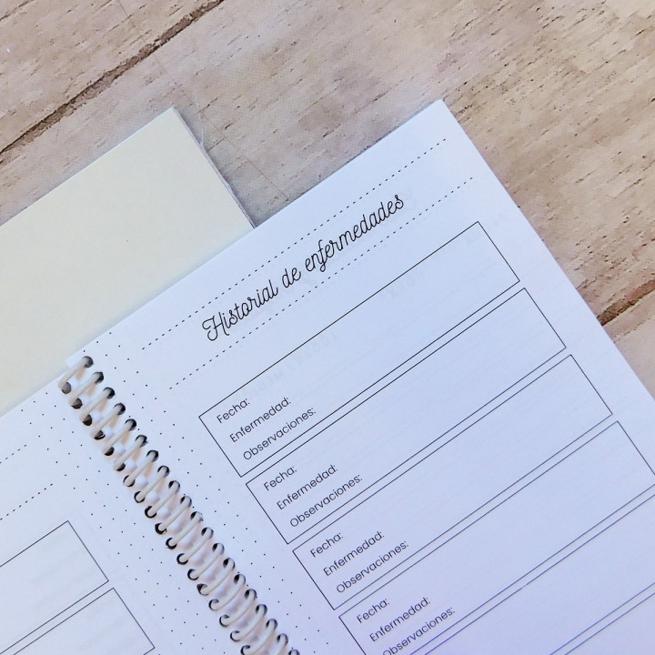 CUADERNO DE CONTROL PEDIÁTRICO Int. B&N Sublimable