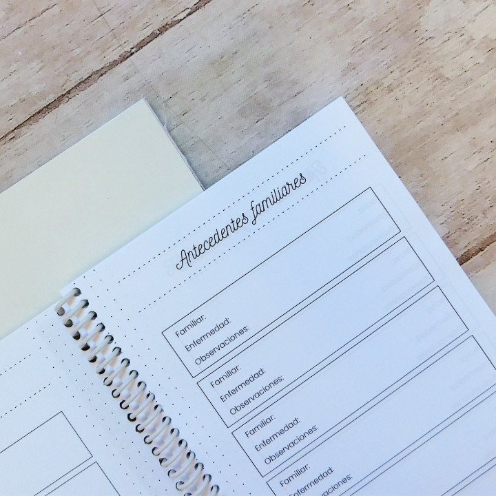 CUADERNO DE CONTROL PEDIÁTRICO Int. B&N Sublimable