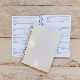 CUADERNO EMPRENDEDOR DE PEDIDOS Int. B&N Sublimable