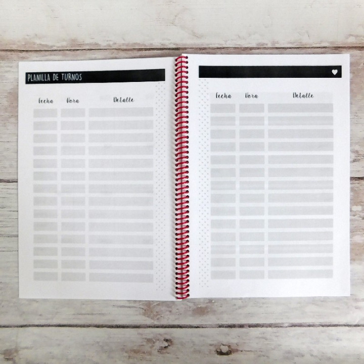AGENDA CONTROL DE EMBARAZO Int B&N Conv.