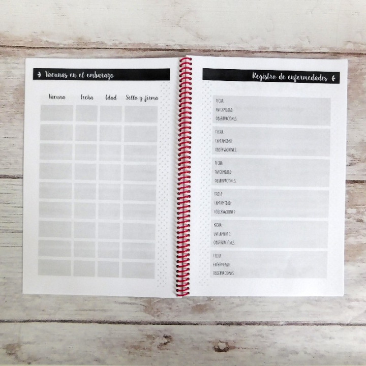 AGENDA CONTROL DE EMBARAZO Int B&N Conv.