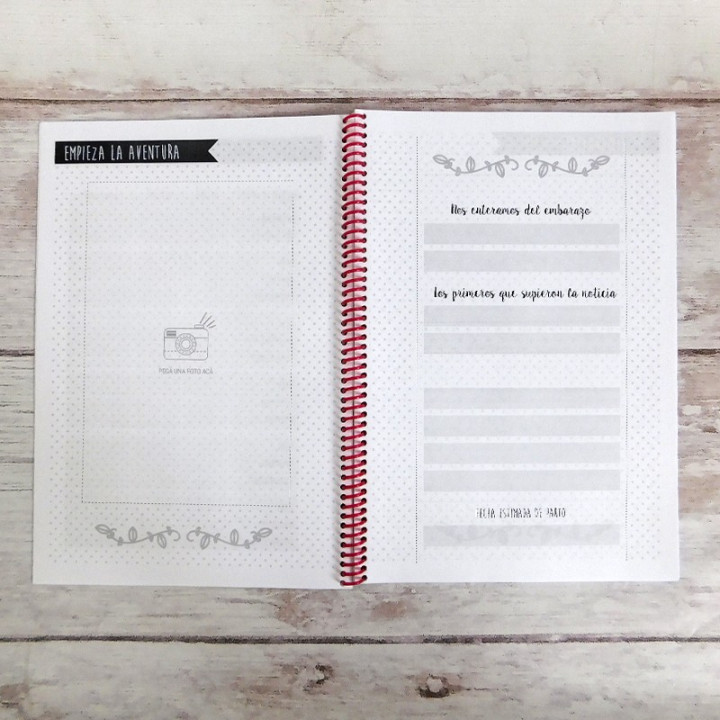 AGENDA CONTROL DE EMBARAZO Int B&N Conv.