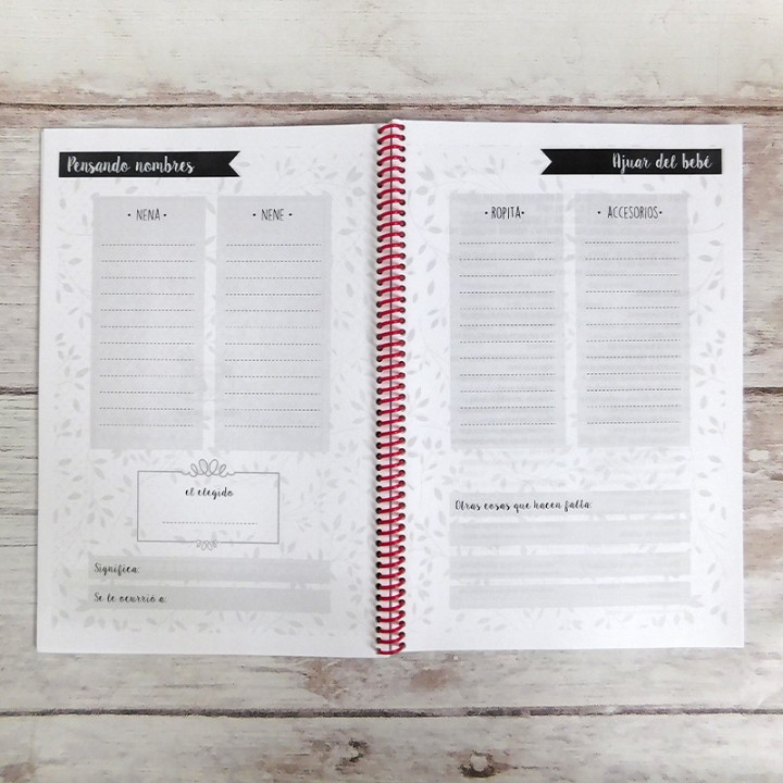 AGENDA CONTROL DE EMBARAZO Int B&N Conv.