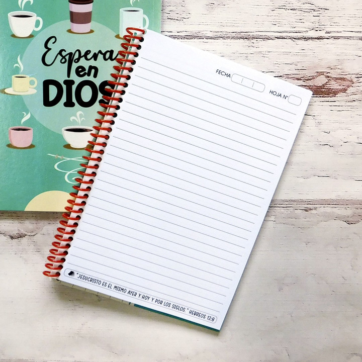 CUADERNO Tamaño A5 Anillados Religioso