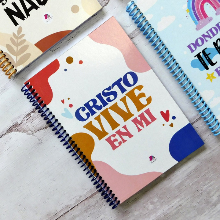 CUADERNO Tamaño A5 Anillados Religioso