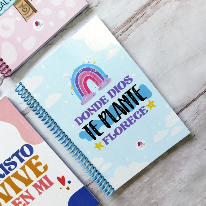 CUADERNO Tamaño A5 Anillados Religioso