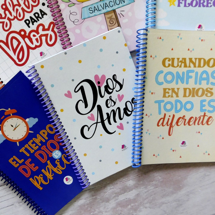 CUADERNO Tamaño A5 Anillados Religioso