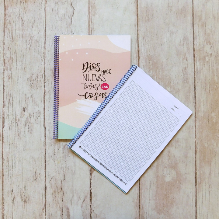 CUADERNO Tamaño A4 Universitario Anillado Religioso