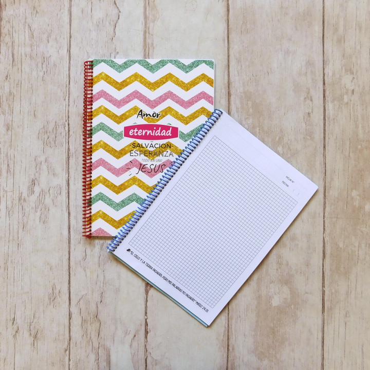 CUADERNO Tamaño A4 Universitario Anillado Religioso