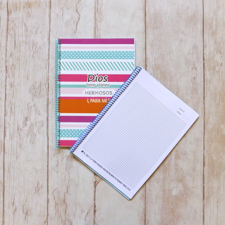 CUADERNO Tamaño A4 Universitario Anillado Religioso