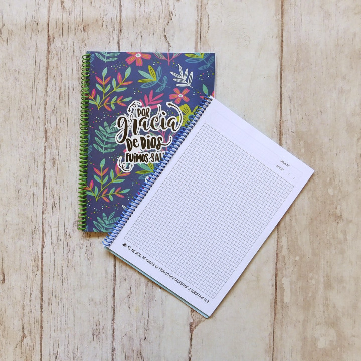 CUADERNO Tamaño A4 Universitario Anillado Religioso